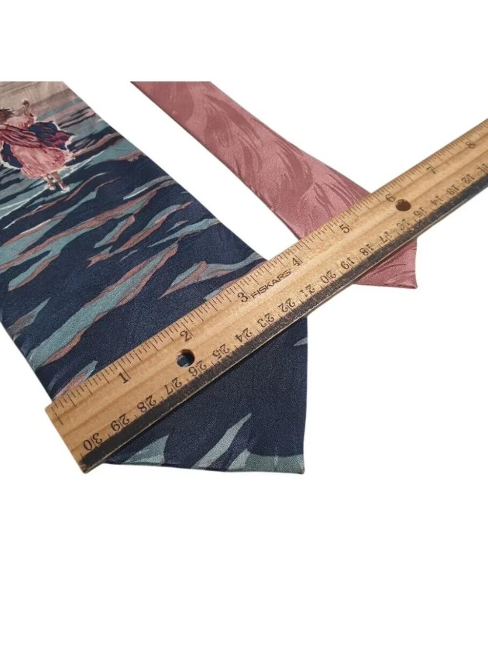 Free Man Apparel Silk Tie Walking On Water Jesus Church Pastor Gift Pink Blue Mu